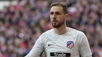Oblak con el Atlético.