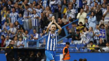 Lucas Pérez, con el Deportivo.