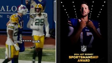 Josh Allen’s teammates mock him over nomination for Art Rooney Sportsmanship Award
