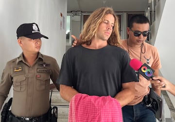 Daniel Sancho Bronchalo, detenido en Tailandia por el asesinato y desmembramiento de Edwin Arrieta. 