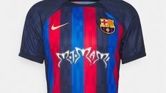 La camiseta del Barcelona, con el logo de Motomami.