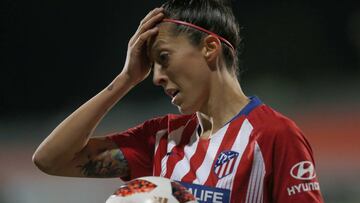 Jennifer Hermoso, jugadora del Atlético de Madrid femenino.