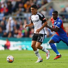 Fulham y Raúl Jiménez no pasan del empate contra el Crystal Palace