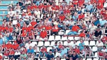 <b>MEDIDAS PREVENTIVAS. </b>El Murcia trabaja para evitar problemas.