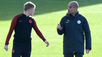 De Bruyne y Guardiola.