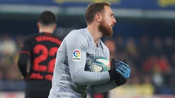 Jan Oblak durante el partido contra el Villarreal.