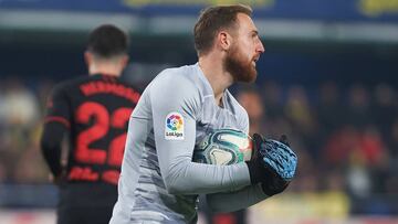 Jan Oblak durante el partido contra el Villarreal. 