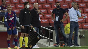 Sustitución de Griezmann contra el Atleti.