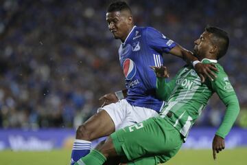 Con goles de Vladimir Hernández y Roberto Ovelar, Millonarios y Nacional igualaron 1-1 en partido valido por la fecha 9 de la Liga Águila. Wuilker Fariñez fue la figura.