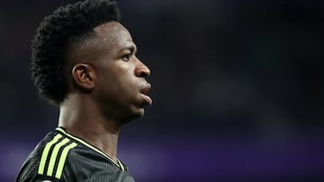 Soccer Football - LaLiga - Real Valladolid v Real Madrid - Estadio Jose Zorrilla, Valladolid, Spain - December 30, 2022 Real Madrid's Vinicius Junior REUTERS/Violeta Santos Moura