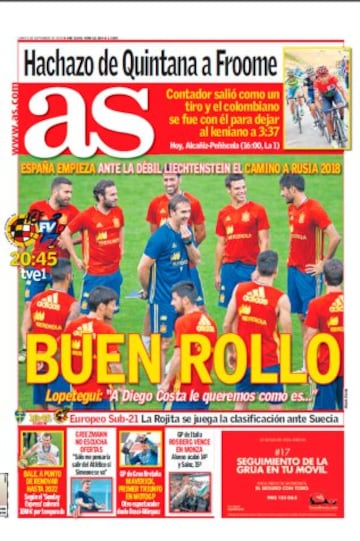 Las portadas de AS de septiembre