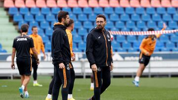 Bordal¨¢s dirige un entrenamiento.