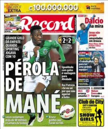 Portadas de la prensa deportiva