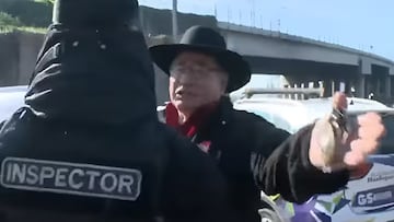 Adulto mayor agrede en vivo a equipo de Canal 13 y todo queda registrado en cámara: “¡Véanle la cara a este caballero!”