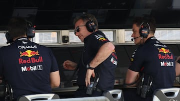 Christian Horner (Red Bull). Sakhir, Bahréin. F1 2025.