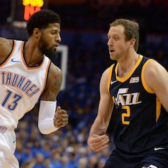 El talento de Paul George (36) golpea primero: 1-0 OKC