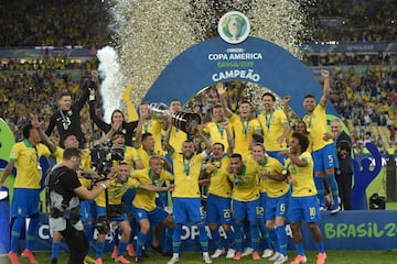 El último título conseguido por el brasileño ha sido la Copa América al vencer en la final a Perú.