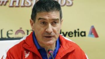 El entrenador de la selección española de balonmano, Manolo Cadenas.
