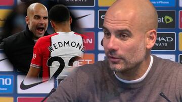 Guardiola explica su incidente con Redmond al final del partido