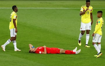 Partidazo en Moscú. Colombia empató al final y logró llevar el partido al alargue 