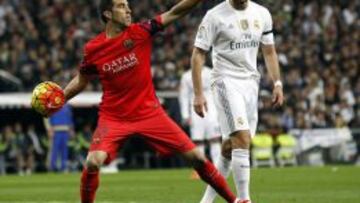 Claudio Bravo, en el último clásico español