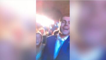 El momento de la boda en el que Morata y su mujer, Alice, entraron en ¨¦xtasis