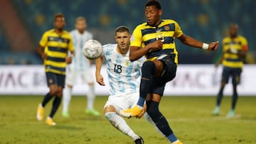 Guido, ante Ecuador.