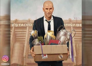 Los mejores memes de la dimisión de Zidane