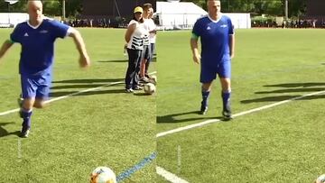 Infantino hace el peor tiro de esquina de la historia en partido de exhibición