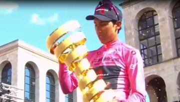 Egan Bernal, campeón: Así levantó el Trofeo Senza Fine