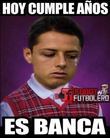 Chicharito salvó la noche del 'Tri' y se llevó los memes contra Chile