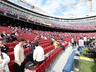 Imagen de las gradas del Spotify Camp Nou.