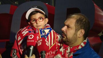 La emotiva historia de Hugo, un niño de 6 años homenajeado en el Wanda Metropolitano