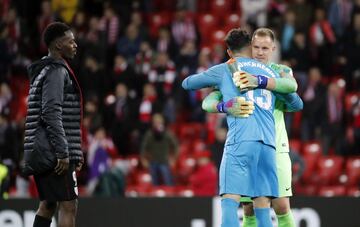 Ter Stegen and Iago Herrerin.