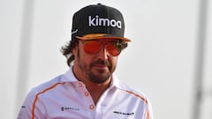 Fernando Alonso, en Bahr&eacute;in.