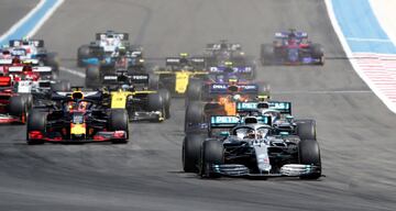 Así fue la victoria de Hamilton en el GP de Francia