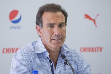 El ex analista deportivo fue presentado con el equipo en Marzo para tomar el cargo de director deportivo. Sin embargo, duró solamente tres meses en el puesto y sirvió más como escudo para las decisiones de Vergara. De Anda abandonó al equipo junto a Almeyda. 