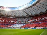 24/02/26 PARTIDO CHAMPIONS LEAGUE
ATLETICO DE MADRID - BRUJAS
PANORAMICA ESTADIO METROPOLITANO SEGUIDORES PANCARTA TIFO