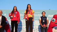 Podio IWWF European and African Cable Wakeboard Championship 2023: con Telma Cester primera, Ane Armas segunda. El domingo 24 de septiembre del 2023 en Par&iacute;s. 