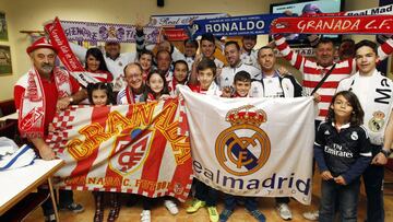 Granada se teñirá de blanco: tiene 80 peñas madridistas