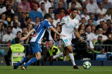 Achraf made his Real Madrid debut in Sunday's LaLiga win over Espanyol.