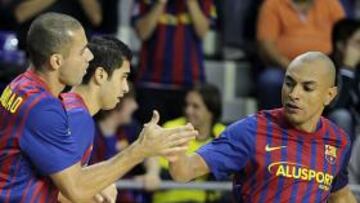 Fernandao, junto a Ari.