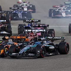 Piastri sale airoso de un auténtico zafarrancho