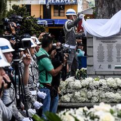 Los homenajes a las víctimas en el aniversario de la tragedia