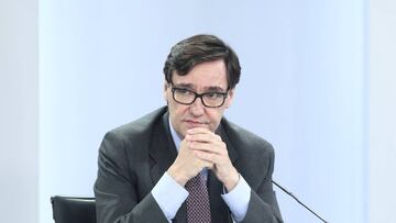 El ministro de Sanidad, Salvador Illa, comparece en rueda de prensa posterior al Consejo de ministros celebrado en Moncloa, en Madrid (España), a 28 de julio de 2020.
28 JULIO 2020;COVID-19;MEDIDAS;REBROTES;CORONAVIRUS
Eduardo Parra / Europa Press
28/07/2020