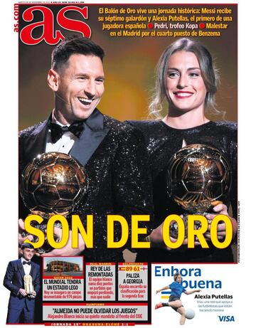 Las portadas de AS de noviembre