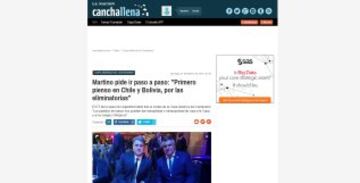 Cancha Llena de Clarín optó por una declaración de Gerardo Martino que piensa en los duelos de marzo por Eliminatorias.