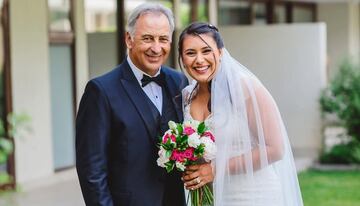 Óscar Wirth, junto a su hija Beatriz.