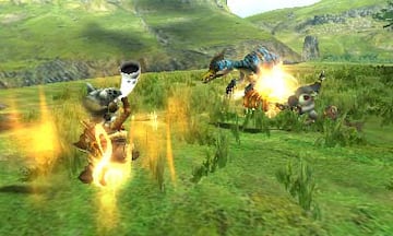 Captura de pantalla - Monster Hunter X (3DS)