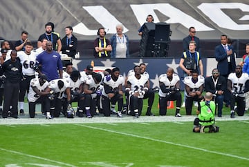 Los Baltimore Ravens, en Londres.